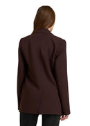 Boyfriend Fit Single-Button Blazer for Tall Women