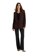 Boyfriend Fit Single-Button Blazer for Tall Women
