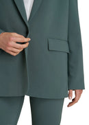 Relaxed Single-Button Blazer