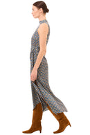 Elowen Dandelion Satin Midi Dress