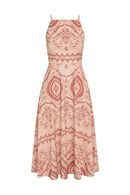 Amara Rose Ceramic Print Midi Dress