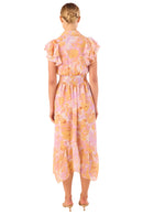 Bloomwater Ruffle Midi Dress