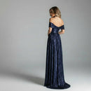 Sequin Maxi Ball Gown Prom Dress with Slit – Elegant Sleeveless Evening Gown for Women