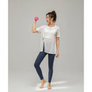 Women's loose fit running sports top front view