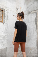 Women's Loose Fit Running Sports Top – Lightweight Lyocell Active Blouse